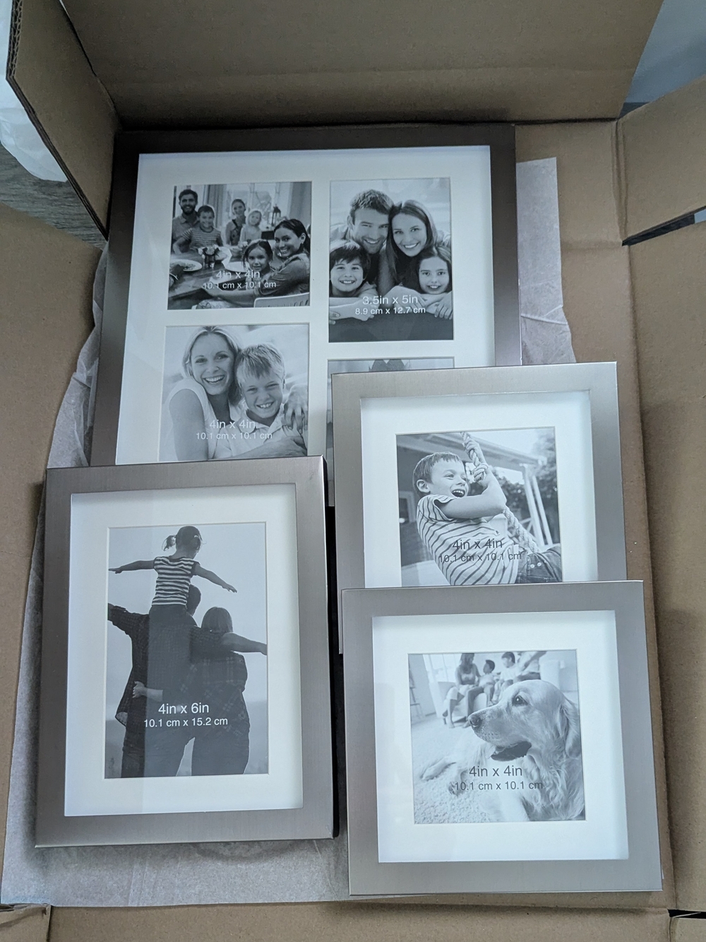 Better Homes And Gardens Silver Multi-Opening Picture Frame Set